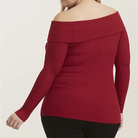 torrid Sweaters - Torrid Marilyn Ribbed Knit Pullover Sweater Size 1X